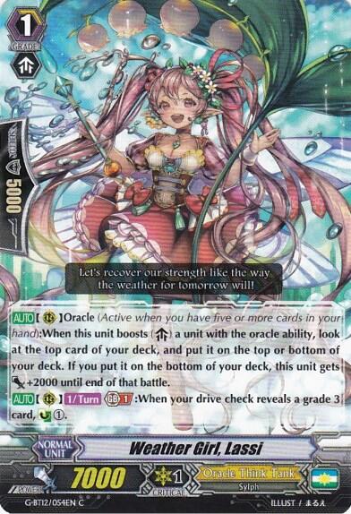 Weather Girl, Lassi [G Format] G-BT12/054EN