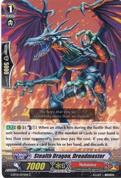 Stealth Dragon, Dreadmaster [G Format] G-BT12/074EN