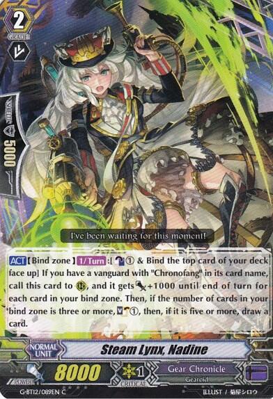 Steam Lynx, Nadine [G Format] G-BT12/089EN