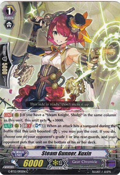 Steam Gunner, Xuxin [G Format] G-BT12/092EN