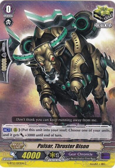 Pulsar, Thruster Bison [G Format] G-BT12/093EN