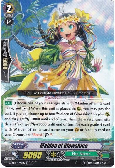 Maiden of Glowshine [G Format] G-BT12/096EN