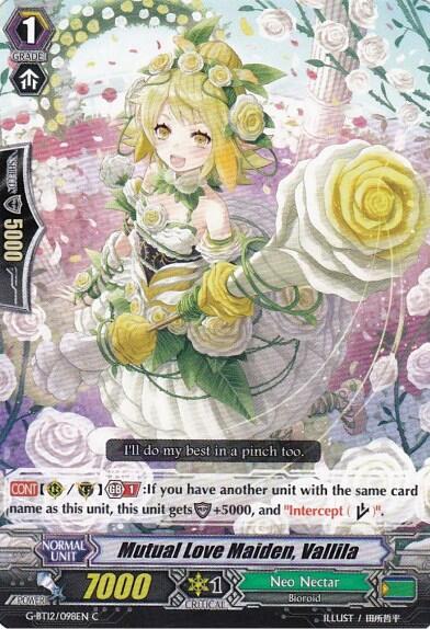 Mutual Love Maiden, Vallila [G Format] G-BT12/098EN