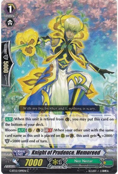 Knight of Prudence, Memoreed [G Format] G-BT12/099EN