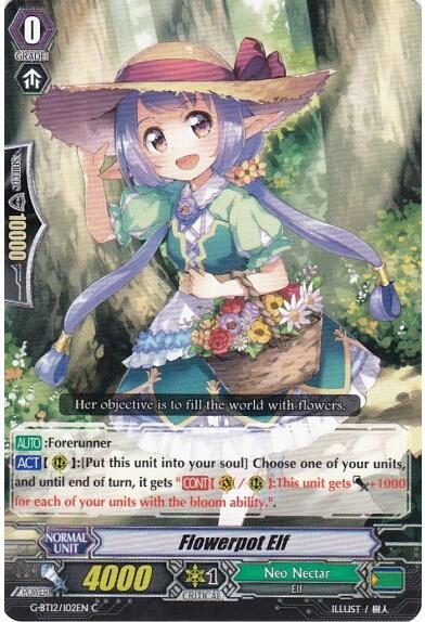 Flowerpot Elf [G Format] G-BT12/102EN