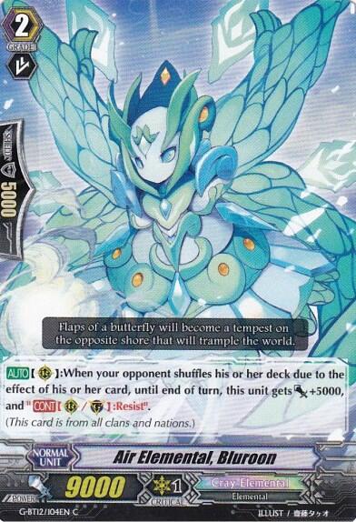 Air Elemental, Bluroon [G Format] G-BT12/104EN