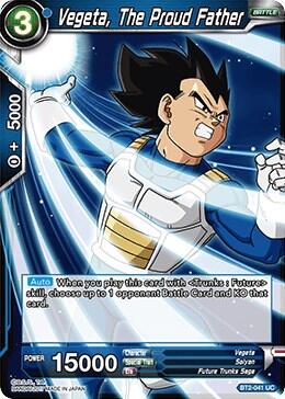 Vegeta, The Proud Father BT2-041