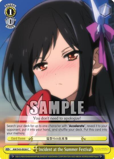 Incident at the Summer Festival AW/S43-E026 C