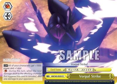 Vorpal Strike AW/S43-E029 CC