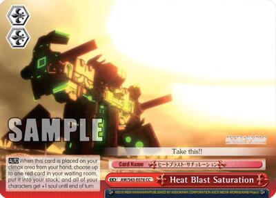 Heat Blast Saturation AW/S43-E076 CC
