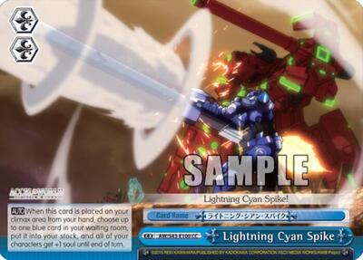 Lightning Cyan Spike AW/S43-E100 CC