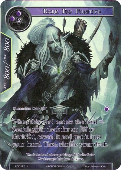 Dark Elf Fugitive 