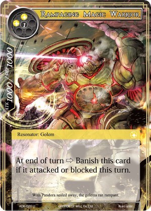 Rampaging Magic Warrior 