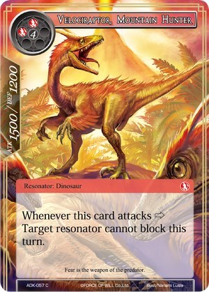 Velociraptor, Mountain Hunter 