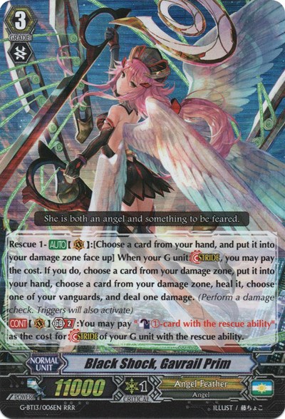 Black Shock, Gavrail Prim [G Format] G-BT13/006EN