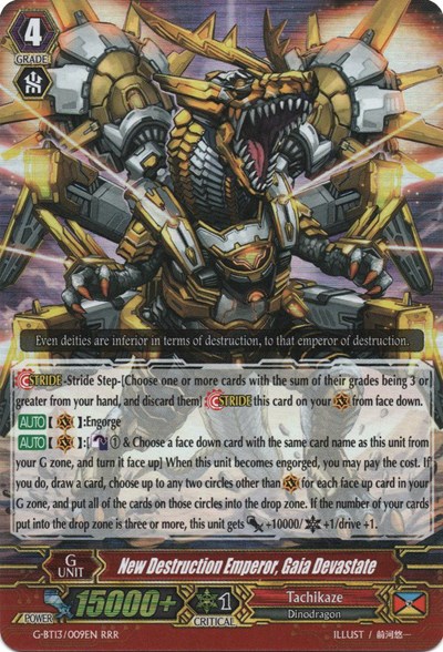 New Destruction Emperor, Gaia Devastate [G Format] G-BT13/009EN