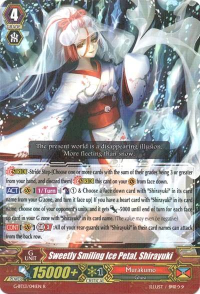 Sweetly Smiling Ice Petal, Shirayuki [G Format] G-BT13/041EN