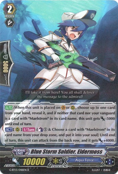 Blue Storm Soldier, Eldermoss [G Format] G-BT13/048EN