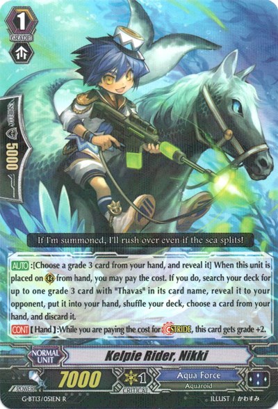Kelpie Rider, Nikki [G Format] G-BT13/051EN