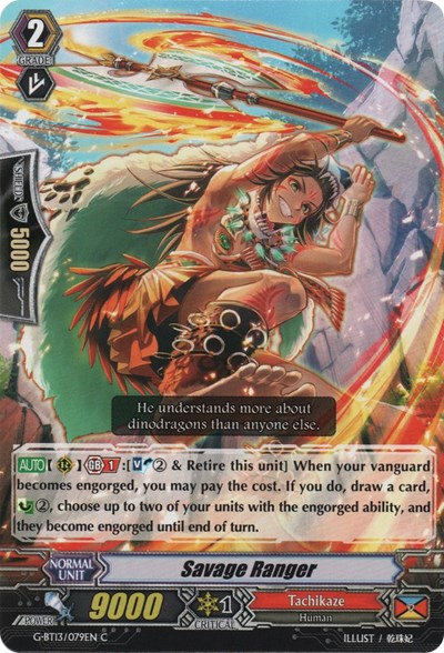Savage Ranger [G Format] G-BT13/079EN