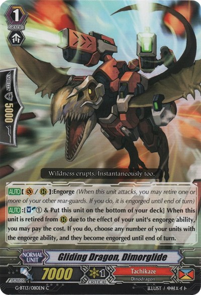 Gliding Dragon, Dimorglide [G Format] G-BT13/080EN