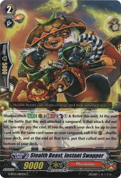 Stealth Beast, Instant Swapper [G Format] G-BT13/087EN