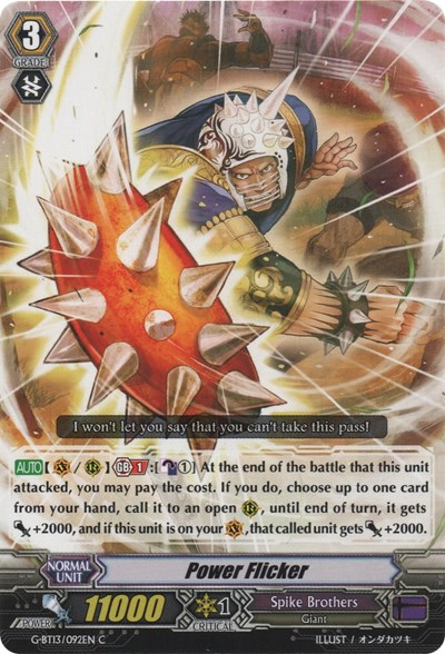 Power Flicker [G Format] G-BT13/092EN