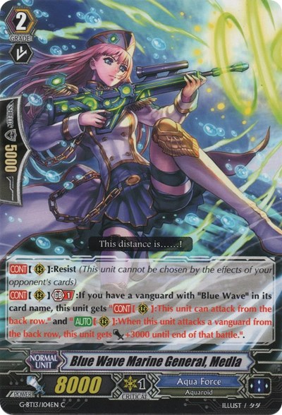 Blue Wave Marine General, Medla [G Format] G-BT13/104EN