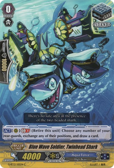 Blue Wave Soldier, Twinhead Shark [G Format] G-BT13/110EN