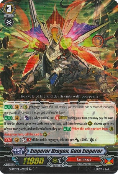 Emperor Dragon, Gaia Emperor [G Format] G-BT13/Re:02EN