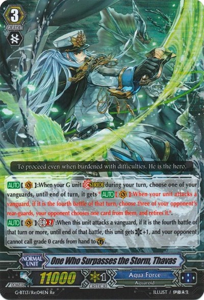 One Who Surpasses the Storm, Thavas [G Format] G-BT13/Re:04EN