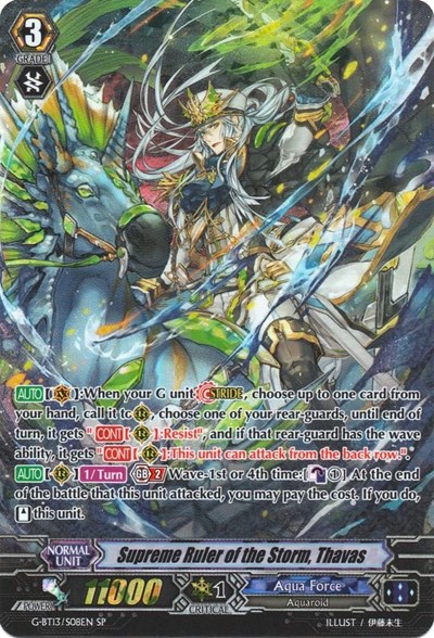 Supreme Ruler of the Storm, Thavas [G Format] G-BT13/S08EN