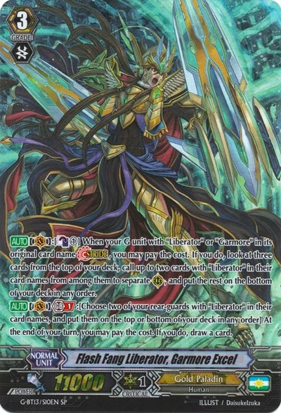 Flash Fang Liberator, Garmore Excel [G Format] G-BT13/S10EN