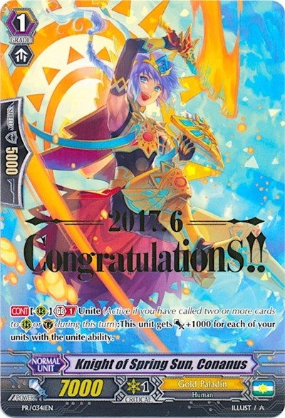 Knight of Spring Sun, Conanus [G Format] 