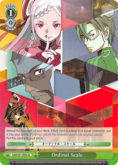 Ordinal Scale SAO/S51-E045 U
