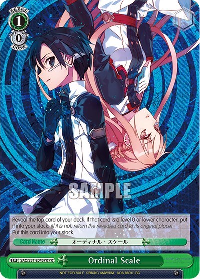 Ordinal Scale SAO/S51-E045PR PR