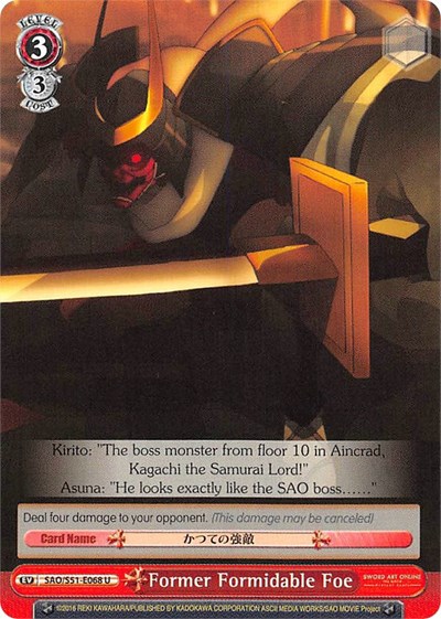 Former Formidable Foe SAO/S51-E068 U