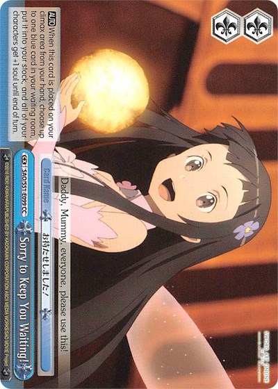 Sorry to Keep You Waiting! SAO/S51-E099 CC