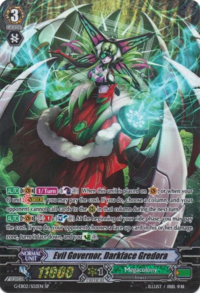 Evil Governor, Darkface Gredora [G Format] G-EB02/S02EN