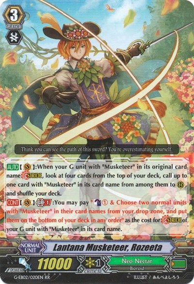 Lantana Musketeer, Rozeeta [G Format] G-EB02/020EN