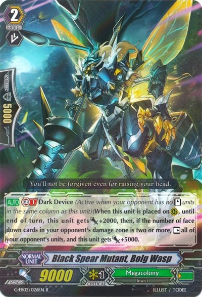 Black Spear Mutant, Bolg Wasp [G Format] G-EB02/026EN