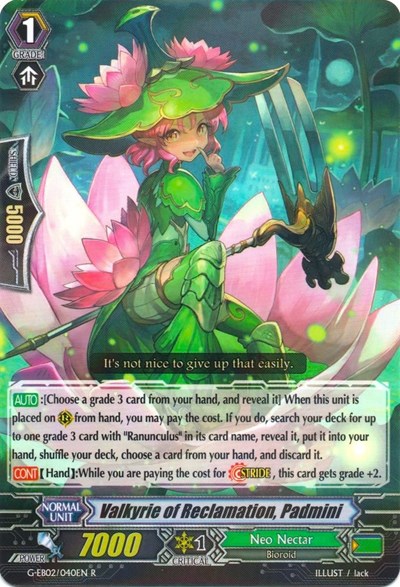 Valkyrie of Reclamation, Padmini [G Format] G-EB02/040EN