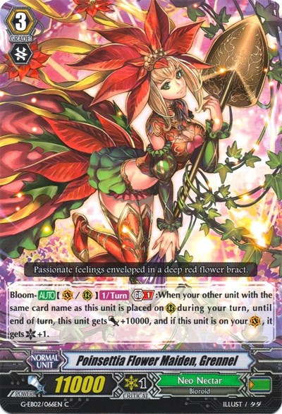 Poinsettia Flower Maiden, Grennel [G Format] G-EB02/066EN