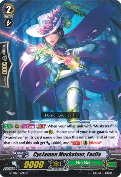Cyclamen Musketeer, Favila [G Format] G-EB02/067EN