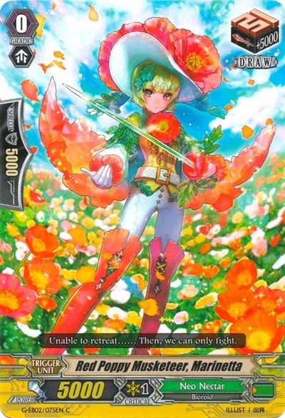 Red Poppy Musketeer, Marinetta [G Format] G-EB02/075EN
