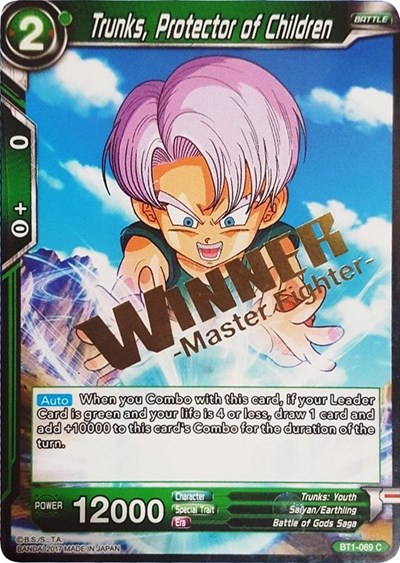 Trunks, Protector of Children BT1-069