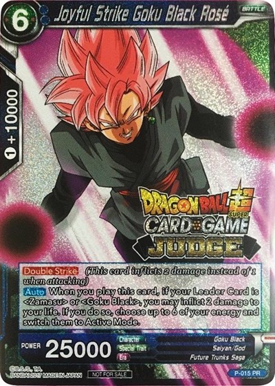 Joyful Strike Goku Black Rose P-015