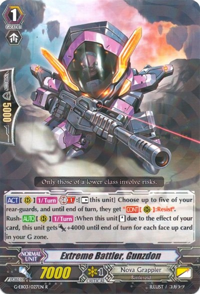 Extreme Battler, Gunzdon [G Format] G-EB03/027EN