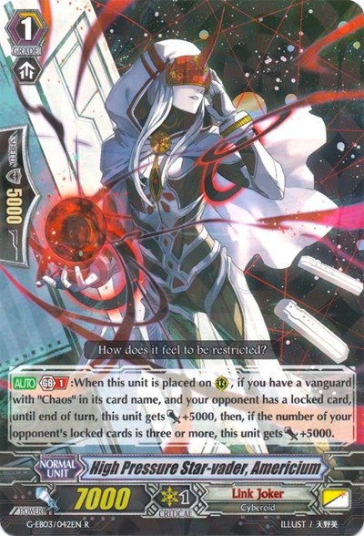 High Pressure Star-vader, Americium [G Format] G-EB03/042EN