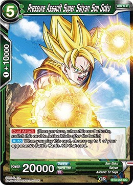 Pressure Assault Super Saiyan Son Goku BT3-058